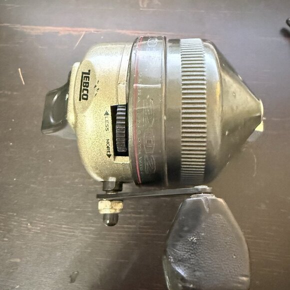 Vintage Zebco 202 Push Button Spin Cast Reel Works - Picture 9 of 13